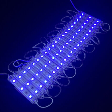 Trade Shop - Modul 20 Stück 3 led SMD 5050 5630 FRED CALDO BLU ROSSO VERDE RGB IP65 -
