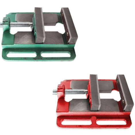Trade Shop - Mordaza Canasce Soporte De Hierro Fundido Para Taladro 110 Mm -