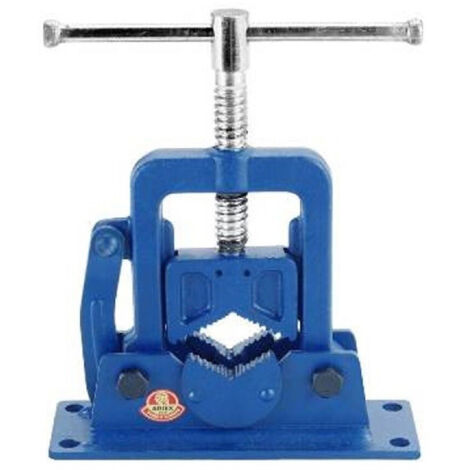 TRADE SHOP - Morsa Da Banco Ribaltabile Per Tubi 2" Pollici Ariex Da Lavoro Professionale -