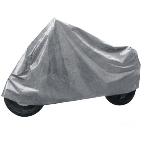 Trade Shop - MOTORRAD-ROLLERABDECKUNG 229X99X125CM MOTORRADABDECKUNG GRAU REGEN-SCHNEE -