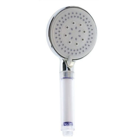 Trade Shop - MULTIJET RUNDER DUSCHKOPF MODERNE HANDBRAUSE 11 X 25 CM MASSAGE 79696 -