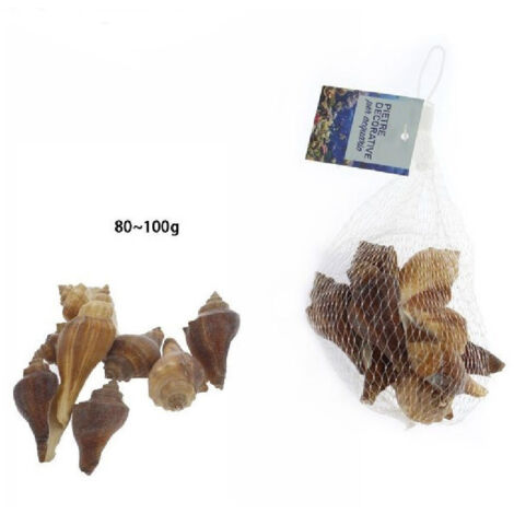 Trade Shop - Muscheln im Beutel, Dekoration für Aquarien, 80 – 100 g, 70282 -