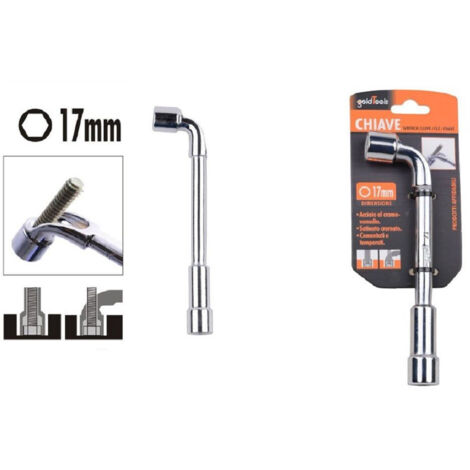Trade Shop - NACHRICHTEN DER BUSSOLA 17MM EXAGONAL CROMO VANADIO ACCIAIO 91625 FERRAMENT -