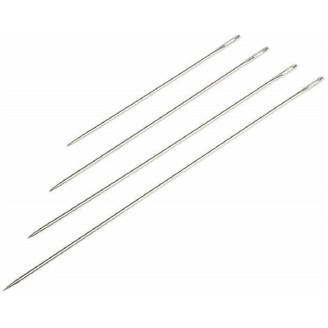 Trade Shop - NADELN NADEL 12 STÜCK LANG NÄHEN A24 NÄHEN 18CM 15CM 10CM SCHNEIDERKOMMODE WOLLE BAUMWOLLE -