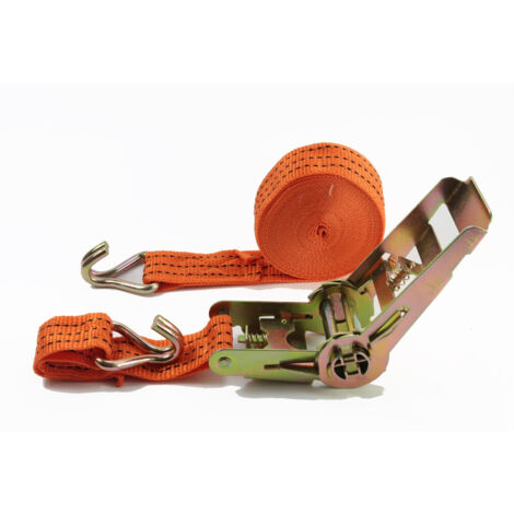 TRADE SHOP - Nastro Cinghia A Cricchetto 6 Metri Fibbia Ancoraggio Ferma Bagagli Fune Corda -