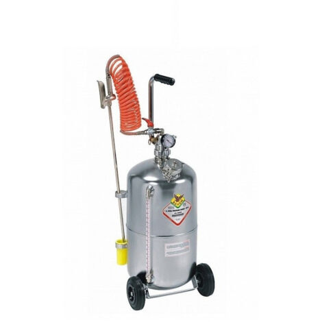 Trade Shop - Nebulizer Lt.24 Carrellato Raasm Inox Con Indicador De Nivel 23025 -