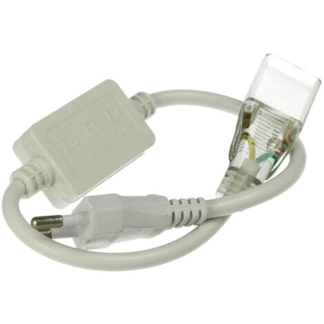 Trade Shop - NETZTEIL STECKERTRANSFORMATOR 2-POLIGER ADAPTER LED-SPULE 220-240 V EINFARBIG -