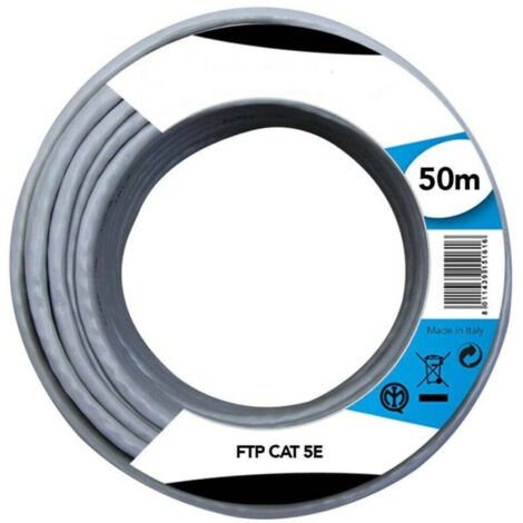 Trade Shop - NETZWERK ETHERNET KABEL 50MT FTP CAT 5E VERLÄNGERUNG LAN ROUTER INTERNET COMPUTER -