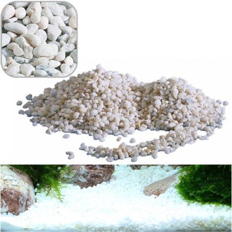 Trade Shop - Noa Grava Decorativa Mediana Para Acuarios Kg. 2.0 Rocas De Río Para Fondo -