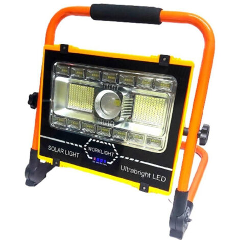 Trade Shop - NOTFALL LED ARBEITSLEUCHTE 100 W WIEDERAUFLADBARE SOLARZELLENHALTERUNG AB-T27 -