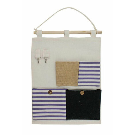 Trade Shop - OBJEKTHALTER ORGANIZER HÄNGEND 4 TASCHEN STOFF BADEZIMMER MEHRZWECK 10480 -