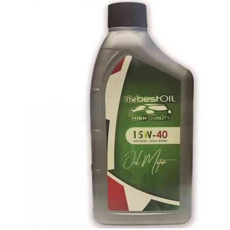 TRADE SHOP - Olio Motore Universale Lubrificante Miscela Per Auto Motocicli 15w-40 Thebestoil -