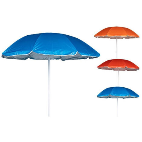 TRADE SHOP - Ombrellone Per Spiaggia Mare Da 180 Cm 8 Stecche In Tessuto Tnt A Tinta Unita 6699056 -