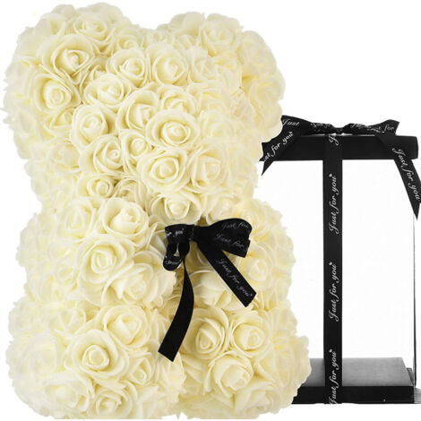 Trade Shop - ORDER ODER ODER ODER DER ROSE MIT ARTIFIZIELLEN FIORTEN VON 25CM SAN VALENTINO -      Weiß
