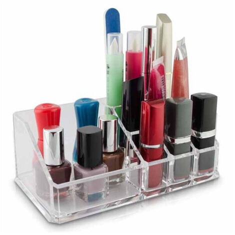 Trade Shop - Organizador Cheats Y Cosmetics 9 Partes Organizador En Acrílico Transparente -