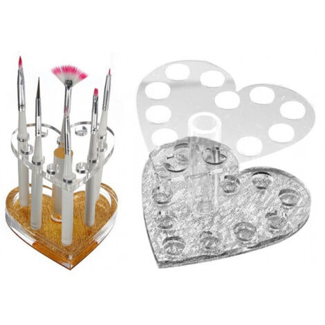 Trade Shop - Organizador De Brochas Maquillaje Organizador De Cosméticos 12 Compartimentos -