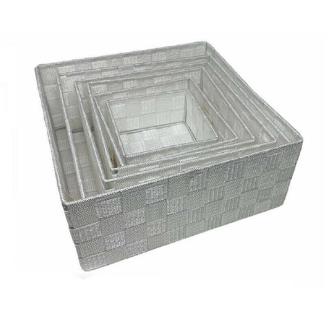 Trade Shop - ORGANIZER BAGNO ARMADIO CASSETTI BIANCO -
