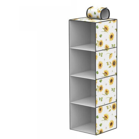 Trade Shop - ORGANIZER FÜR ARMADIO 4 STRATI SCAFFALE FÜR SCAFFAL OGGETTI 30x30x80 -
