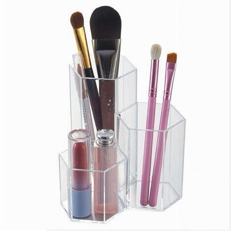 TRADE SHOP - Organizer Trasparente Crilex Per Gioielli Trucchi Cosmetici Makeup 12x11cm 59062 -