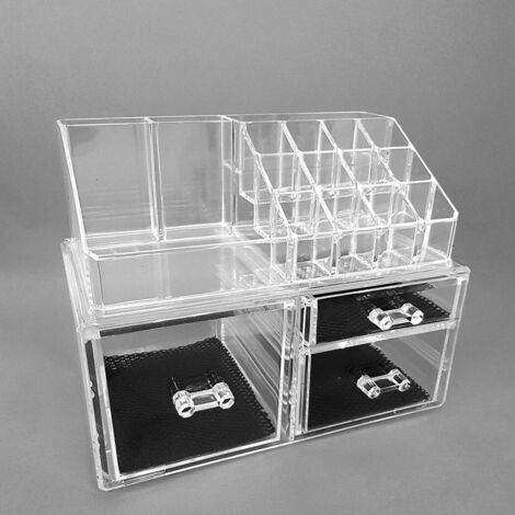 Trade Shop - Organizzatore Porta Cosmetici Make Up  10257 Espositore Organizer 16 Comparti