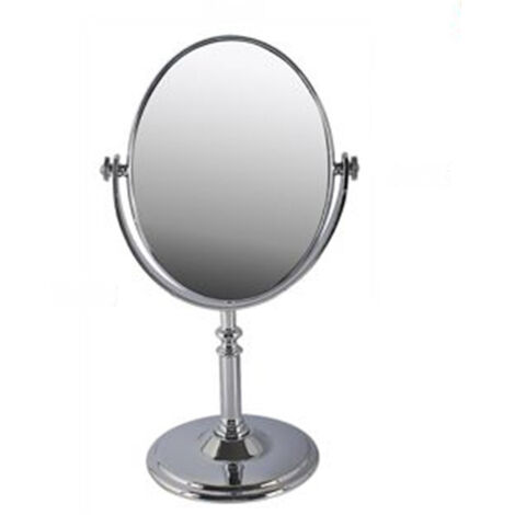Trade Shop - Ovaler Schminktisch, drehbar, Badezimmer-Accessoire, Damen, 33,5 cm, 52770 -