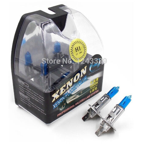 Trade Shop - Paar 12 V 55 W Halogen-H1-Xenon-Lampen zum Austausch der Autoscheinwerfer -