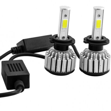 Trade Shop - Paar Lampen 4s Scheinwerfer H11 6000K LED28W Glühbirnen Ersatzteile Auto Camper Licht -