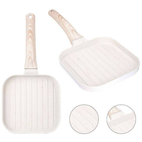 Trade Shop - PADELLA ANTIADERENTE PER BISTECCHIERA MANICO BRACHELITE FOR CUISINE -