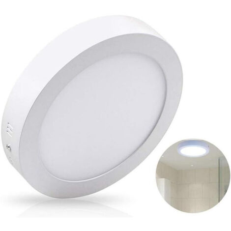 Trade Shop - Panel De Techo Led Light Cold 12w Round Square - Ronda
