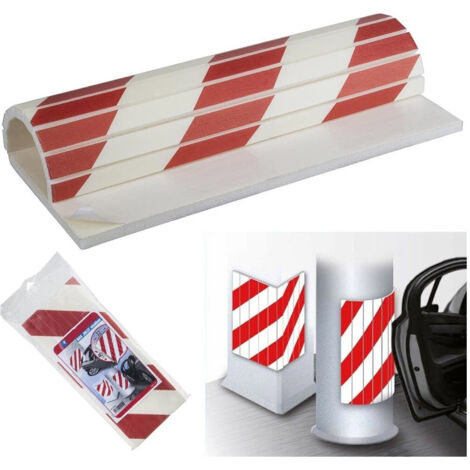 TRADE SHOP - Pannello Adesivi Antiurto Per Garage Box Modulabile Paraurti Auto 32 X 40 Cm -