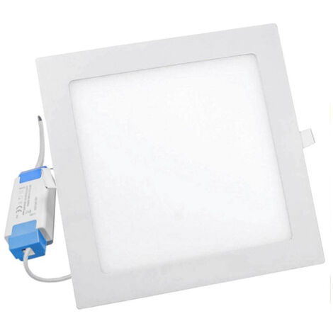 TRADE SHOP - Pannello Led Quadrato Da Incasso 24 W Con Driver Cct 6500k 3000k 4000k P285a-q3c -
