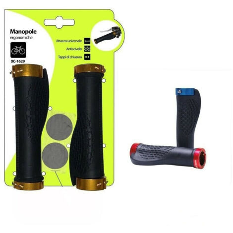 Trade Shop - Pareja De Manillar Ergonómico Dirección Bicicleta Bicicleta Universal Bicycle Xc-1629 -