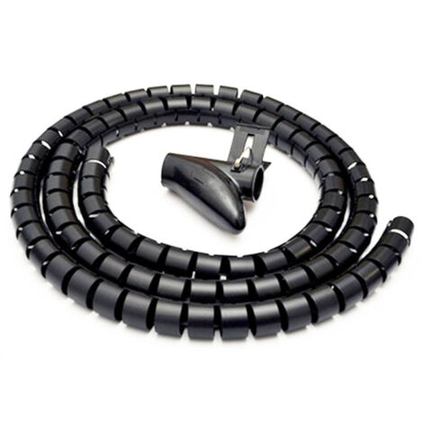 Trade Shop - Pasacables Blanco O Negro De 1,5 M -