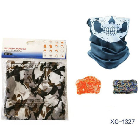 Trade Shop - Pasamontañas Protector Multiusos Magic Scarf Para Motos Y Bicicletas Xc1327 -