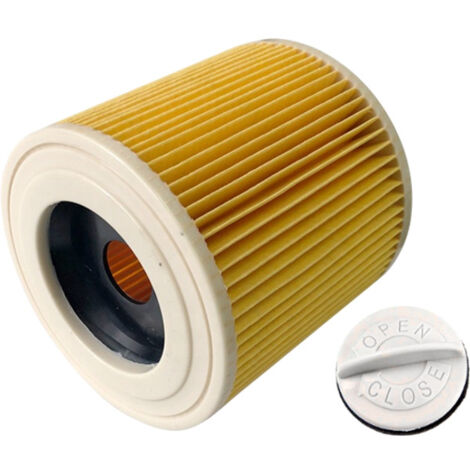 Trade-Shop Patronen-Filter inkl. Verschluss für Kärcher A 400 Plus, A 2099, A 2104, A 2199, A 2999, A 3100 OBI, A1000 A2000 A3000 Serie - 1 Stück