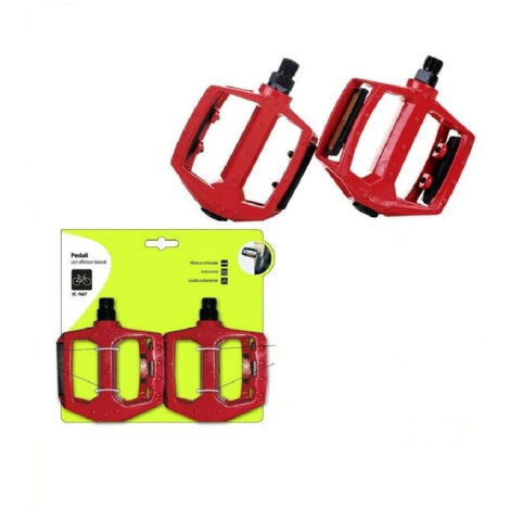 Trade Shop - Pedali Universali Con Riflettori Laterali Per Bici Bicicletta Antiscivolo Xc1667 -