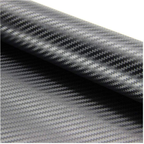 Trade Shop - Película 3d Adhesiva De Fibra De Carbono Para Automóvil Universal Interior Externo 60x100cm -
