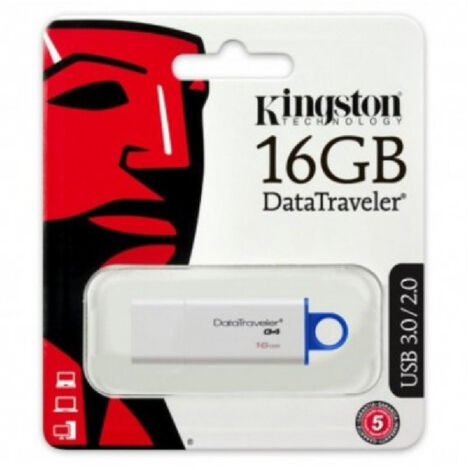 Trade Shop - Pendrive Usb 3.0/2,0 16gb Penna Key 16 Gb Key Kingston Memoria Dtg4/16gb -