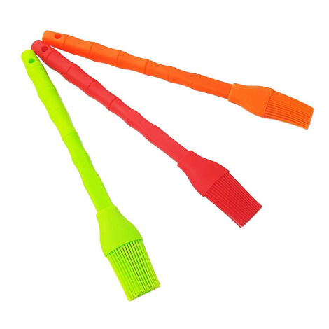 TRADE SHOP - Pennello Da Cucina Silicone Applicatore Dorare Spennellare Olio Uovo Tuorlo Bbq -