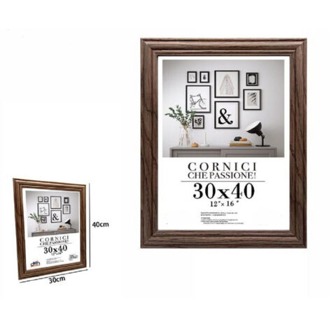 Trade Shop - PHOTOGRAPHISCHE FOTOGRAPHISCHE GERICHTE 30X40 CM MODEL LEGNO SCURO 71639 -