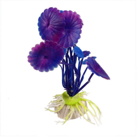 Trade Shop - PIANTA 11.5 CM ARTIFIZIELLE PLANKEN PLASTIC VIOLA -