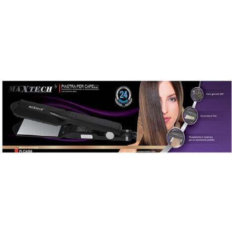 Trade Shop - Piastra Capelli In Ceramica Lisci Frisè Perfetto Acconciatura Antidanni 360° Pi-ca009 -