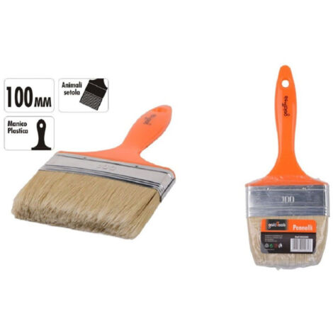 Trade Shop - PINSEL 100 MM PINSEL MIT KUNSTSTOFFGRIFF ZUM LACKIEREN 90260 -