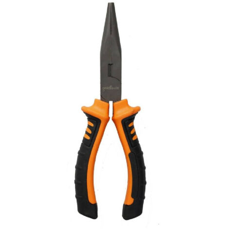 TRADE SHOP - Pinza A Becco Lungo 7'' Becco Zigrinato Con Impugnatura Antiscivolo 18,5 Cm -