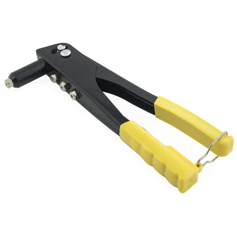 Image of Trade Shop - nietzange mit 4 austauschbaren köpfen für nieten in 4 grössen -