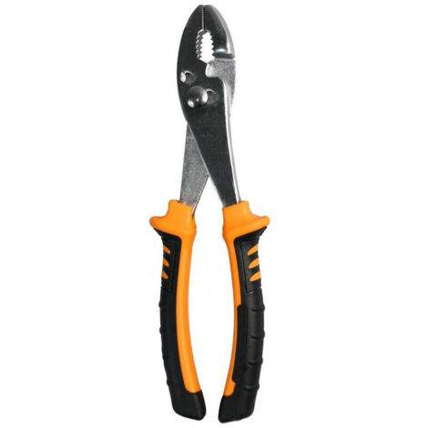 Trade Shop - Pinza Universale 10'' Impugnatura Ergonomica Antiscivolo Ganascia Seghettata 26cm -