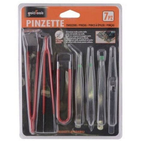 Lectorias Set di Pinzette di Precisione, 12 Pezzi Pinzette Modellismo,  Acciaio Inossidabile Pinze Modellismo, Pinzetta Antistatica Elettronica,  per Riparazione, Laboratorio, Elettronica : : Fai da te