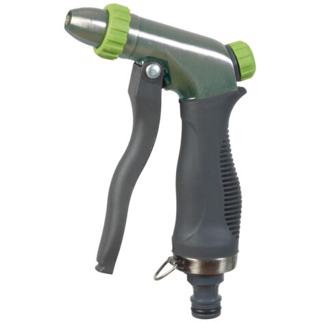 TRADE SHOP - Pistola In Metallo A Getto Regolabile Per Irrigazione Innaffiare Giardino Orto -