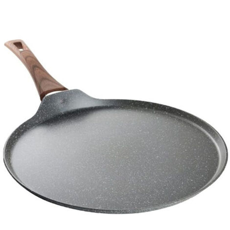 Trade Shop - Placa De Krepir De Soporte ø32cm Huevo Frito Para Mango De Madera De Inducción 043204m -