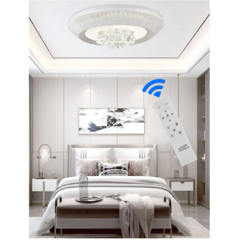 TRADE SHOP - Plafoniera 166 Watt Lampadario Soffitto Mille Una Notte 3 Toni Luce Telecomando -    -GRANDE   -